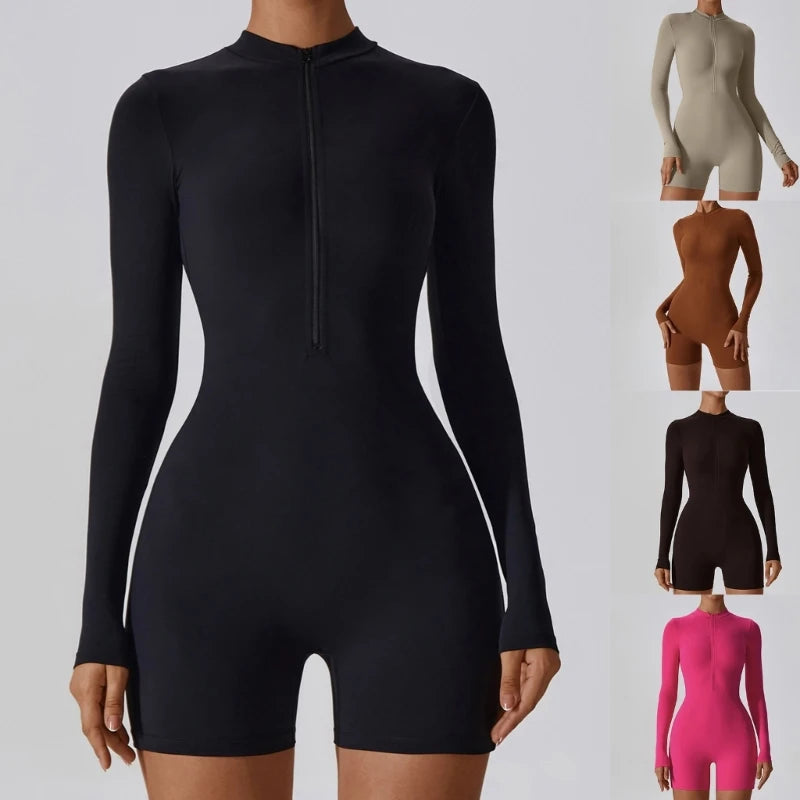 Zip-Up Chic Bodysuit