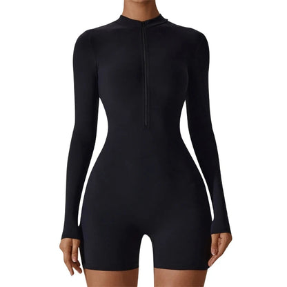 Zip-Up Chic Bodysuit